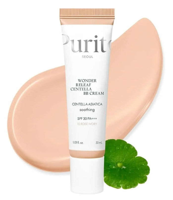 Purito Seoul Wonder Releaf Centella BB Cream SPF30 PA++ – Rose Ivory 15 | Soothing Korean BB Cream